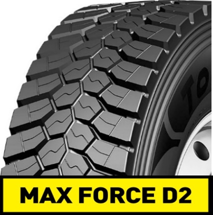 Автошина TOURADOR 315/80R22.5 MAX FORCE D2 156/150K TL 20PR (на ведущую ось) 